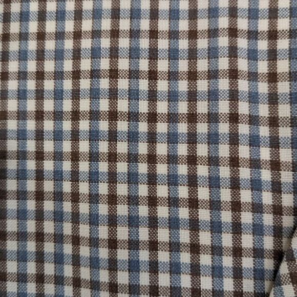 LIKE NEW CANALI Italy Men's 100% Wool Plaid Check Brown Two Button Blazer Sz 52L - Picture 3 of 13